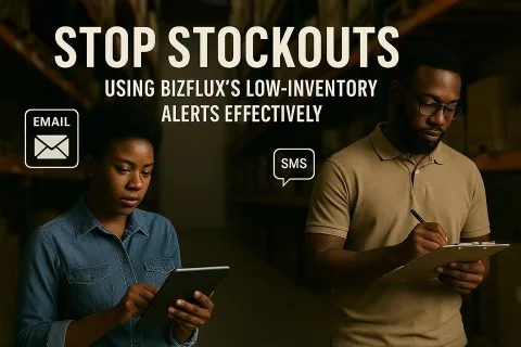 Stop Stockouts: Using BizFlux's Low-Inventory Alerts Effectively